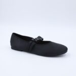 ⁦حذاء ستاتي زحاف لون أسود⁩ - الصورة ⁦2⁩