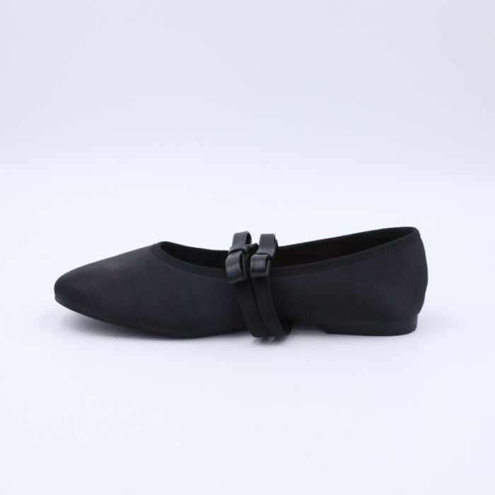 ⁦حذاء ستاتي زحاف لون أسود⁩ - الصورة ⁦4⁩