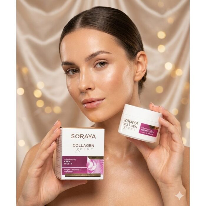 ⁦كريم شد وترطيب البشرة بالكولاجين من سورايا – 50 مل⁩ - الصورة ⁦2⁩