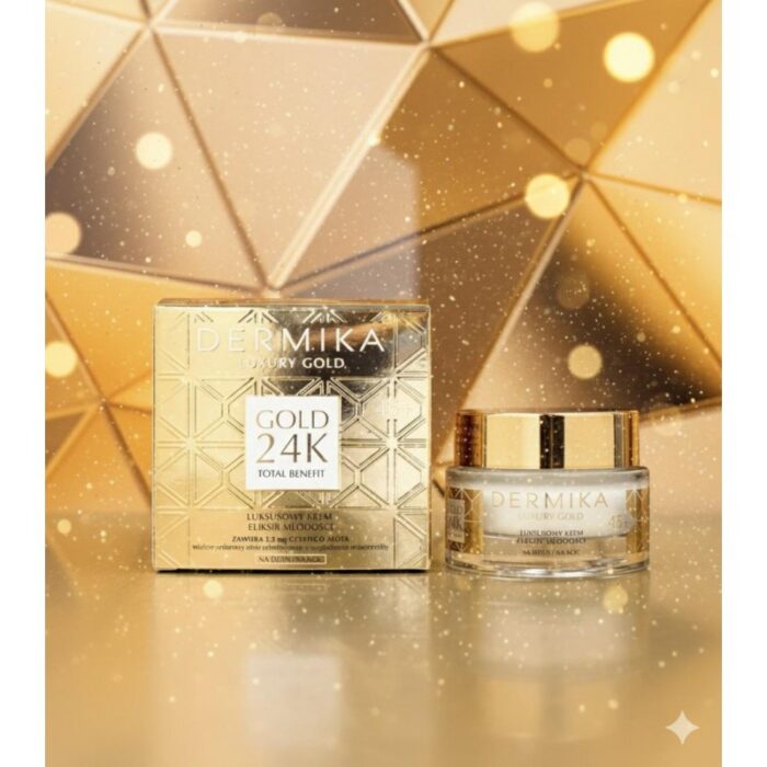 ⁦كريم يومي ليلي ونهاري للبشرة بخلاصة الذهب عيار 24⁩ - الصورة ⁦2⁩