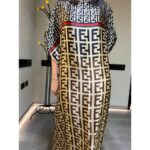 ⁦عباي قماش ساتان مع شال مقاس واحد⁩ - الصورة ⁦7⁩