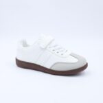 ⁦بوت رياضي بناتي لون أبيض⁩ - الصورة ⁦2⁩