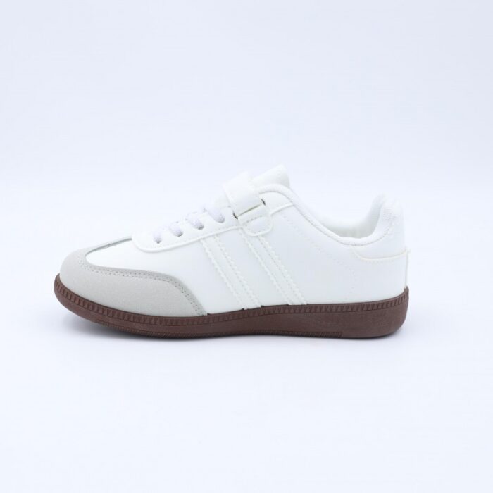 ⁦بوت رياضي بناتي لون أبيض⁩ - الصورة ⁦4⁩