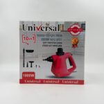 منظف وجهاز بخار محمول قوة 1000 واط لون احمر