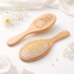 فرشاة شعر مدور خشب بتصميم فله صناعة يدوية