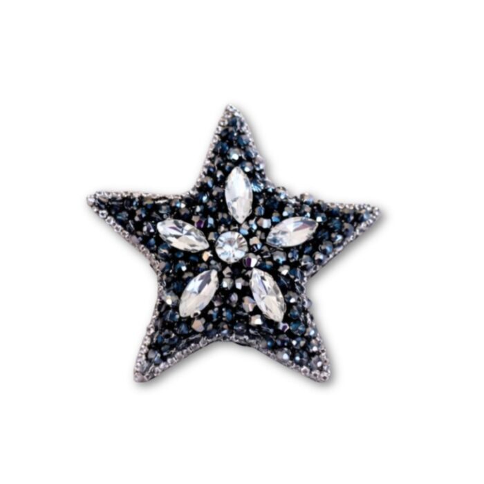 ⁦دبوس رمضاني (نجمة) لون فضي⁩ - الصورة ⁦3⁩