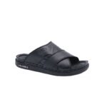 ⁦شبشب جلد فاخر من SABATO للرجال لون اسود⁩ - الصورة ⁦2⁩