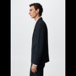 ⁦جاكيت رسمي رجالي من مانجو MANGO لون كحلي⁩ - الصورة ⁦5⁩