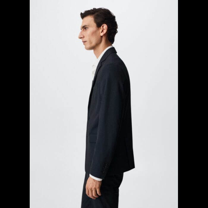 ⁦جاكيت رسمي رجالي من مانجو MANGO لون كحلي⁩ - الصورة ⁦5⁩