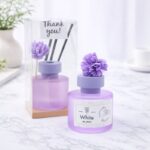 ⁦معطر جو Whit 120 ml مع عيدان وورد⁩ - الصورة ⁦3⁩