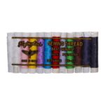 مجموعة بكر خيط كل الالوان 12 بكرة -متعدد الالوان