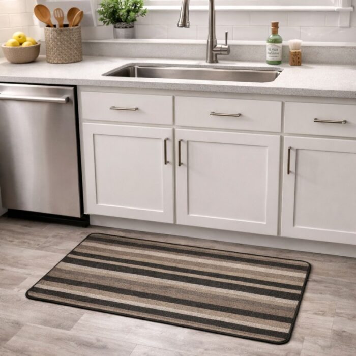 ⁦دعسة مطبخ LOOP Brown 45X75 CM⁩ - الصورة ⁦3⁩