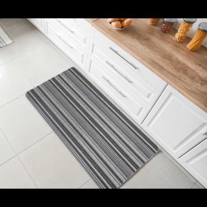 ⁦دعسة مطبخ فوم LOOP Grey 45X75 CM⁩ - الصورة ⁦2⁩