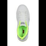 ⁦Jump حذاء رياضي كاجوال نسائي باللون الأبيض والأخضر النيون⁩ - الصورة ⁦2⁩