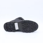 ⁦جزمة بتصميم ساق متوسط الطول للنساء لون أسود⁩ - الصورة ⁦6⁩