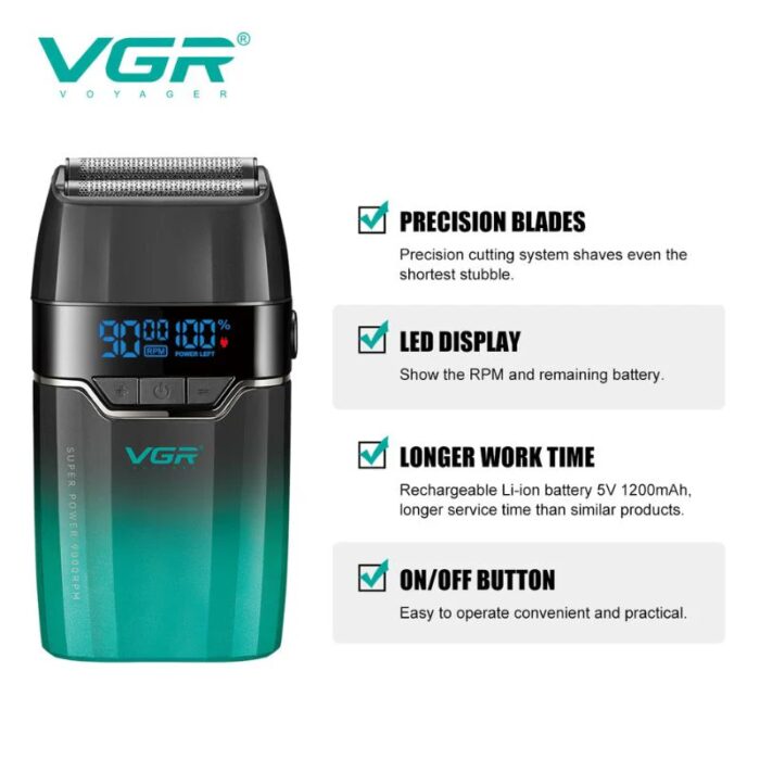 ⁦VGR V-308 Professional Foil Shavr For Men⁩ - الصورة ⁦5⁩