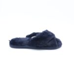 ⁦حفاية فرو شتوية بتصميم مفتوح الأصابع للجنسين لون أسود⁩ - الصورة ⁦3⁩