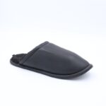 ⁦حفاية شتوي جلد رجال لون اسود⁩ - الصورة ⁦3⁩