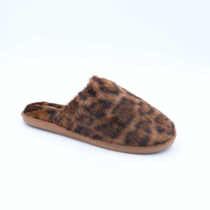 ⁦حفاية فرو بتصميم للنساء لون جلد النمر⁩ - الصورة ⁦2⁩