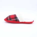 ⁦حفاية فرو بتصميم كروهات للنساء لون أحمر⁩ - الصورة ⁦6⁩