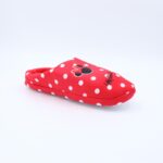 ⁦حفاية فرو بتصميم ميني ماوس للنساء لون أحمر⁩ - الصورة ⁦2⁩