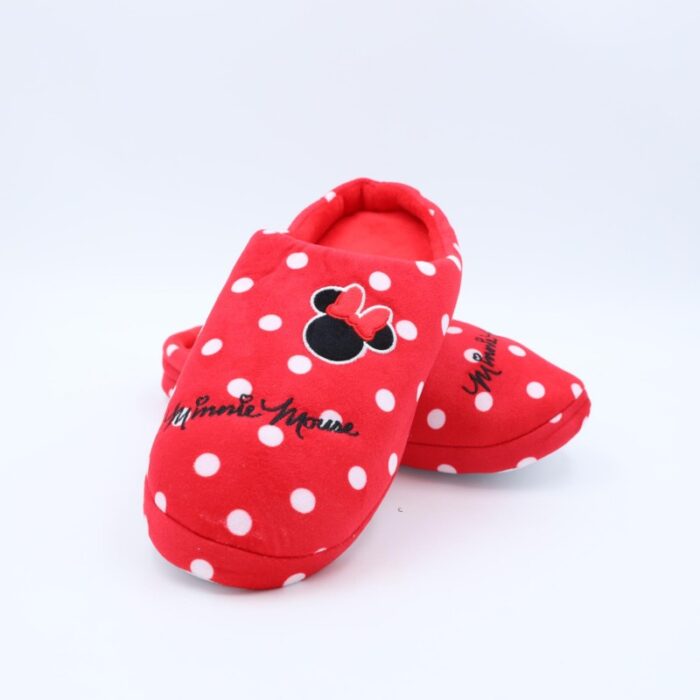 ⁦حفاية فرو بتصميم ميني ماوس للنساء لون أحمر⁩ - الصورة ⁦6⁩