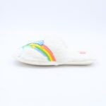 ⁦حفاية فرو بتصميم دب ازرق للنساء لون ابيض⁩ - الصورة ⁦4⁩