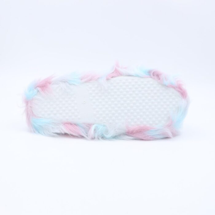 ⁦حفاية فرو شتوي للجنسين لون ازرق وموف⁩ - الصورة ⁦5⁩