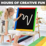 ⁦لوح ستاند خشب وجهين 40×43 سم⁩ - الصورة ⁦5⁩