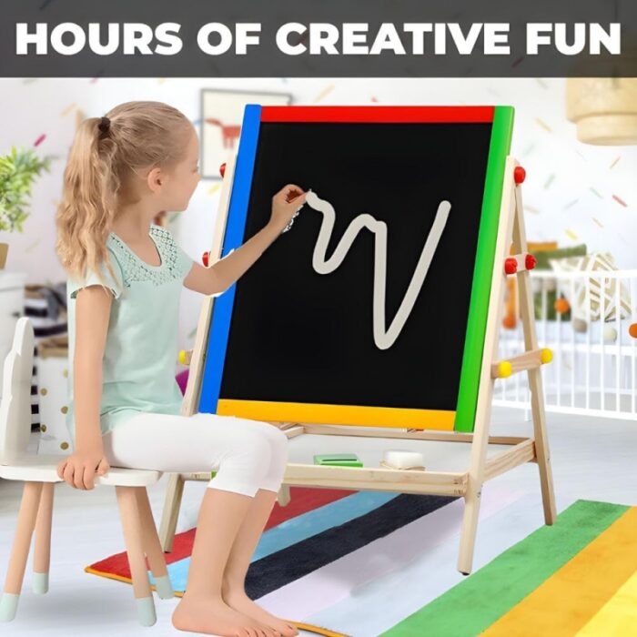 ⁦لوح ستاند خشب وجهين 40×43 سم⁩ - الصورة ⁦5⁩