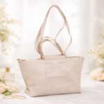 ⁦حقيبة كتف ستاتية لون ابيض⁩ - الصورة ⁦2⁩