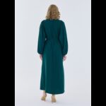 ⁦فستان للنساء لون اخضر⁩ - الصورة ⁦3⁩