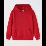 هودي سادة للنساء لون احمر