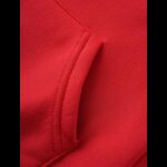 ⁦هودي سادة للنساء لون احمر⁩ - الصورة ⁦3⁩