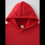 ⁦هودي سادة للنساء لون احمر⁩ - الصورة ⁦4⁩