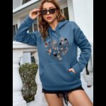 ⁦هودي للنساء لون ازرق بترولي⁩ - الصورة ⁦6⁩