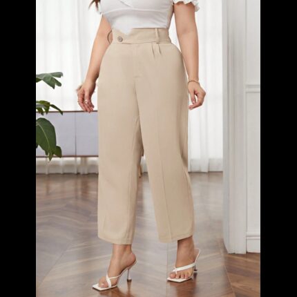 بنطلون رسمي للنساء لون بيج