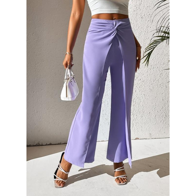 ⁦بنطلون رسمي ستاتي لون بنفسجي⁩ - الصورة ⁦1⁩