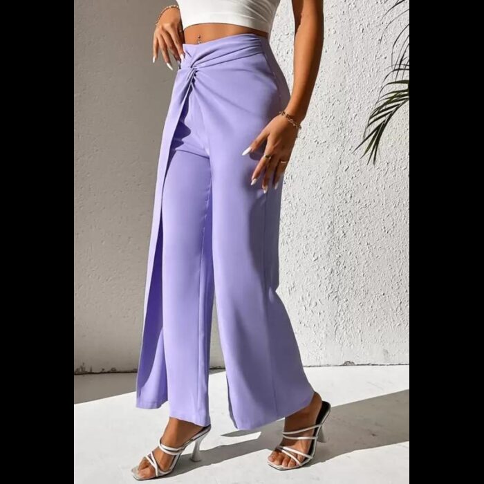⁦بنطلون رسمي ستاتي لون بنفسجي⁩ - الصورة ⁦3⁩