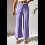 ⁦بنطلون رسمي ستاتي لون بنفسجي⁩ - الصورة ⁦4⁩