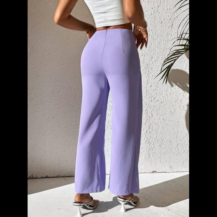 ⁦بنطلون رسمي ستاتي لون بنفسجي⁩ - الصورة ⁦5⁩