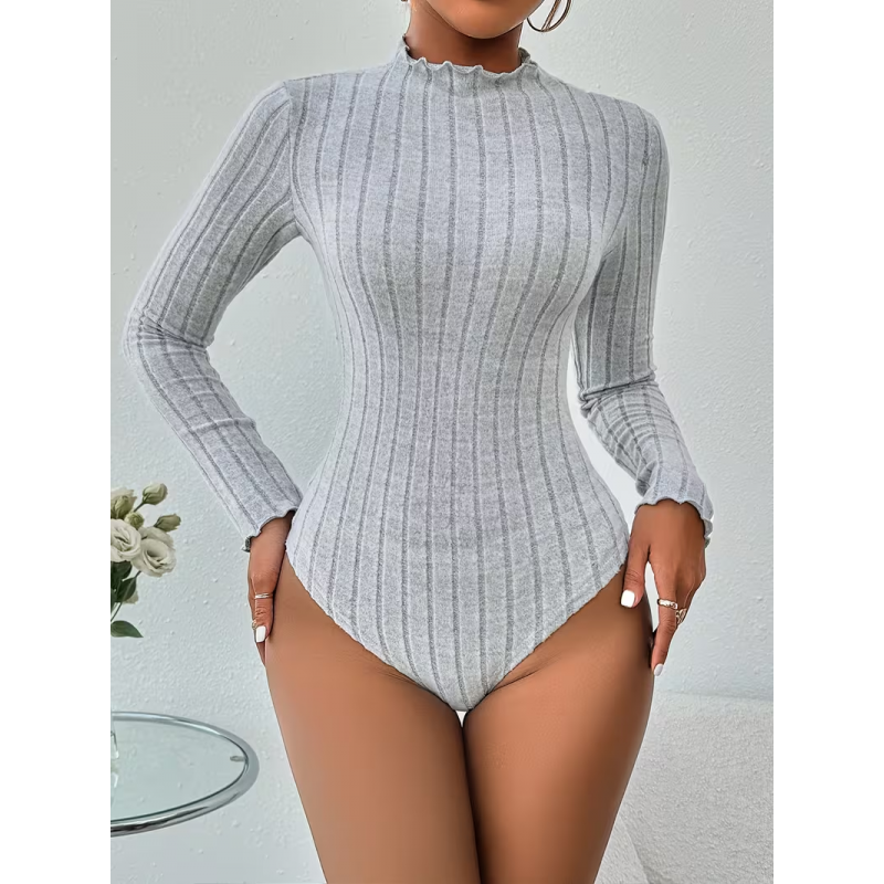 ⁦بودي نسائي لون سكني⁩ - الصورة ⁦1⁩