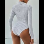 ⁦بودي نسائي لون سكني⁩ - الصورة ⁦2⁩