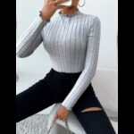 ⁦بودي نسائي لون سكني⁩ - الصورة ⁦3⁩