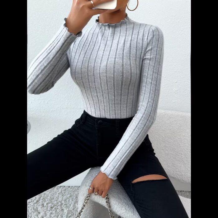 ⁦بودي نسائي لون سكني⁩ - الصورة ⁦3⁩