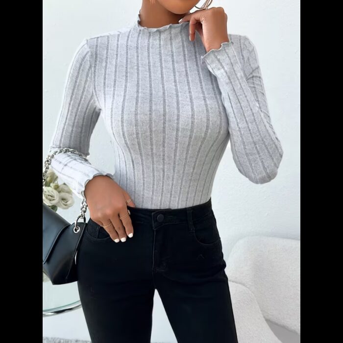 ⁦بودي نسائي لون سكني⁩ - الصورة ⁦4⁩