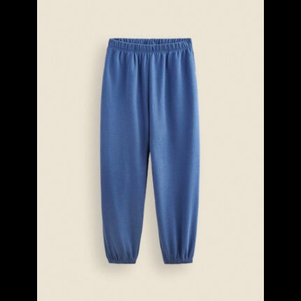 بنطلون فوتر ستاتي لون ازرق بترولي