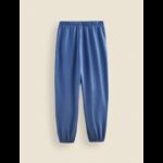 ⁦بنطلون فوتر ستاتي لون ازرق بترولي⁩ - الصورة ⁦2⁩