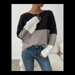 ⁦بلوزة صوف ستاتي ألوان متعددة⁩ - الصورة ⁦3⁩