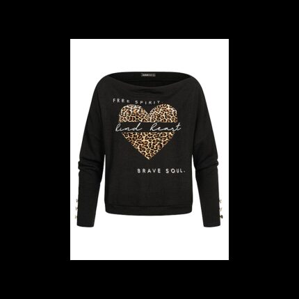 بلوزة ستاتي اوف شولدر لون اسود